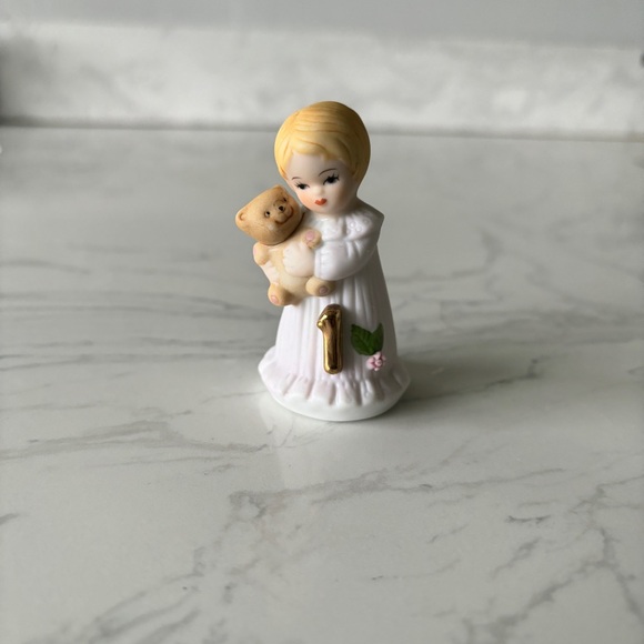 Enesco Growing Up Birthday Girl, age 1, blond - Picture 3 of 7